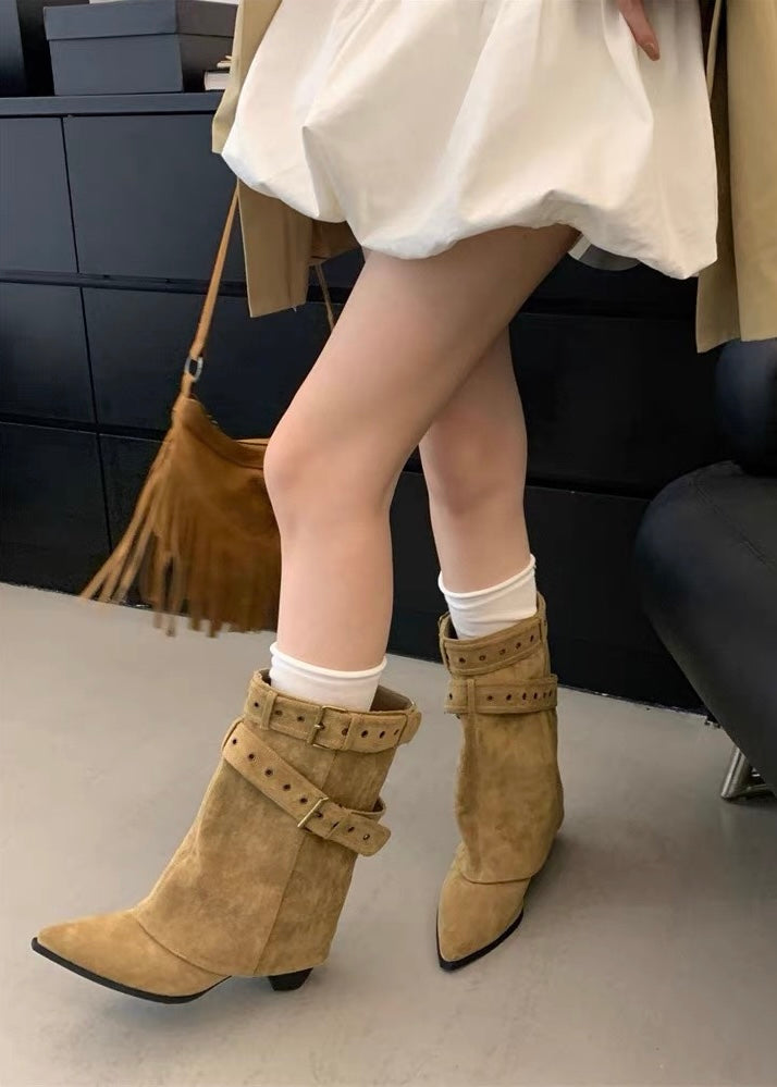Veyra Belt Western Boots