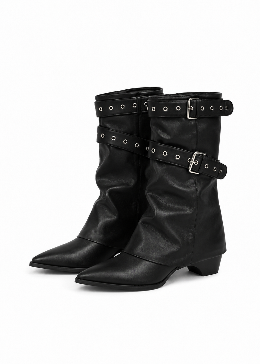 Veyra Belt Western Boots