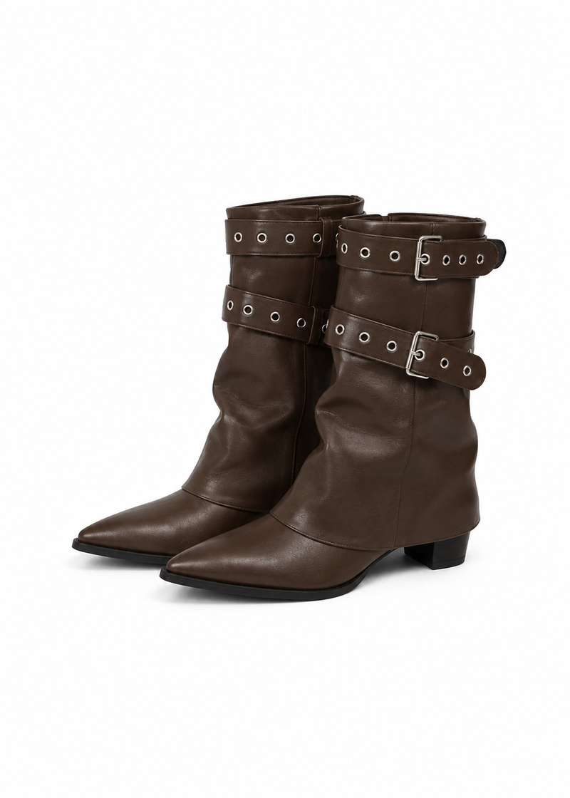 Veyra Belt Western Boots