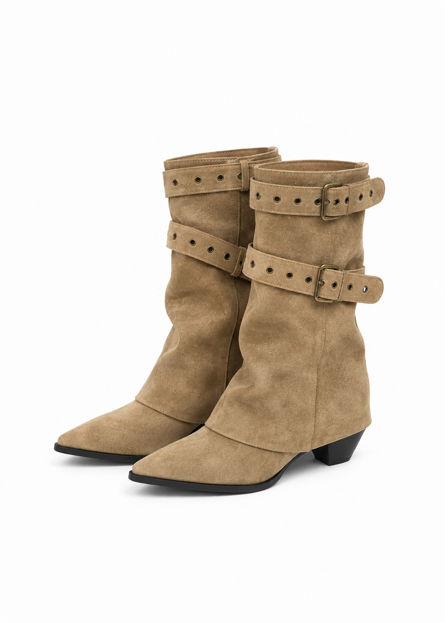 Veyra Belt Western Boots