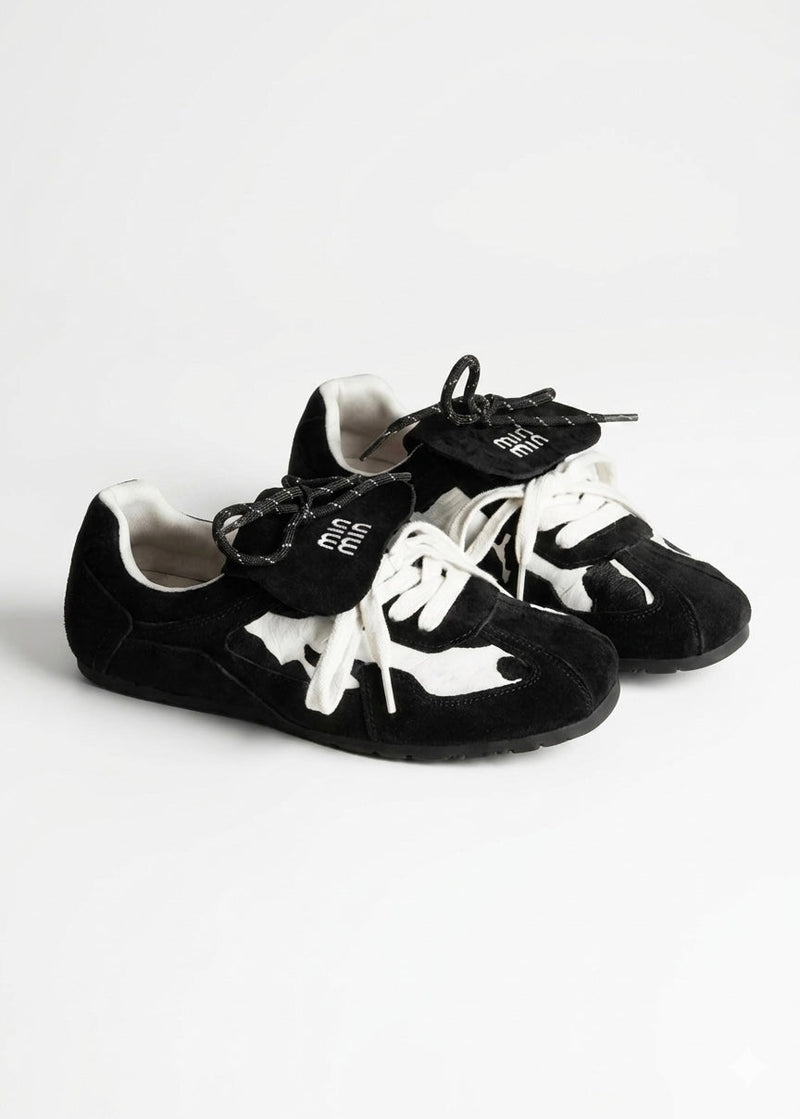 Chocolate Cowhide Sneakers