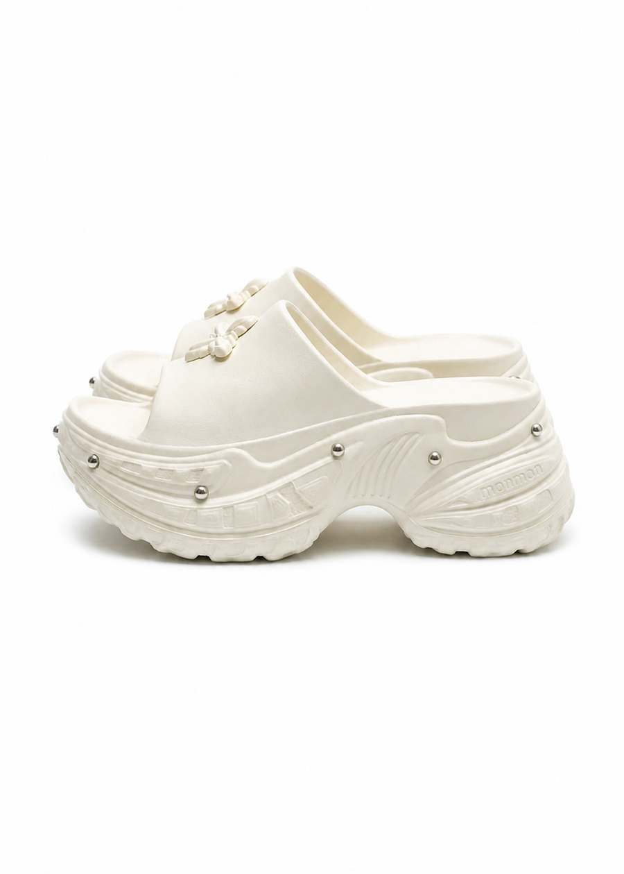 Y2K-Chrome-Butterfly Sandals +8cm