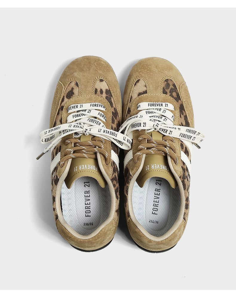Faux Suede Low-Top Sneakers
