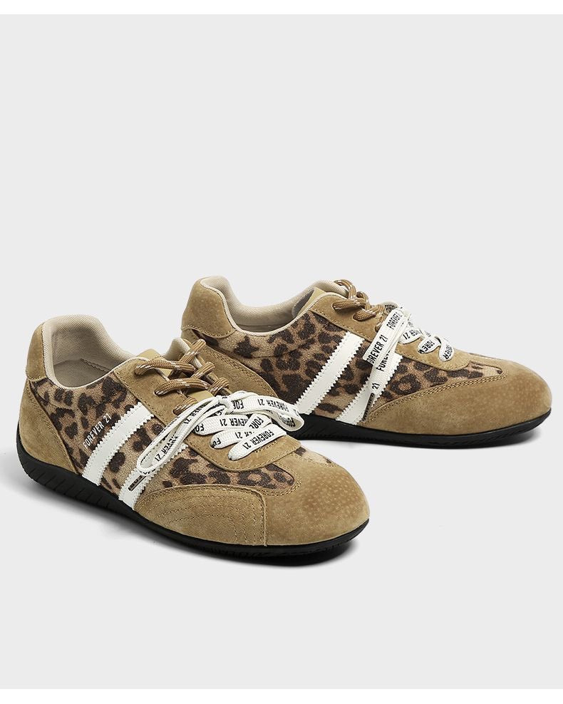 Faux Suede Low-Top Sneakers